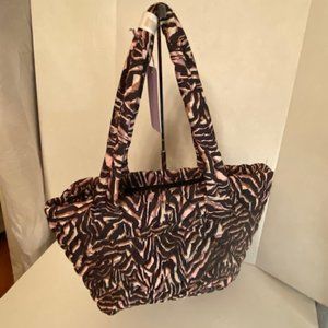 Jill & Ally Quilted Multi Colored  Duffle Tote Bag